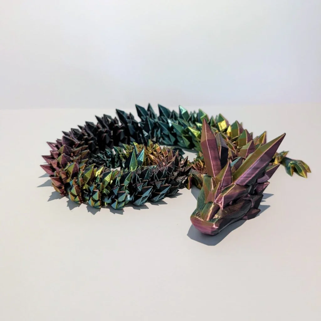 Kristlldrache bunt 2